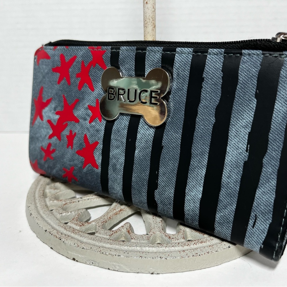 Birds of Prey Harley Quinn Stars and Stripes wallet